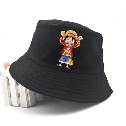 Trendy Luffy Print Leisure Buckle Hat