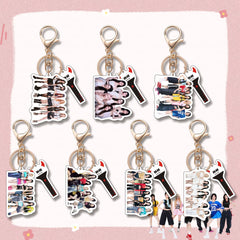BM Acrylic Keychain Key Pendant