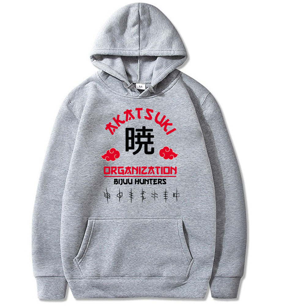 Unisex Anime Printed Casual Loose Hoodie