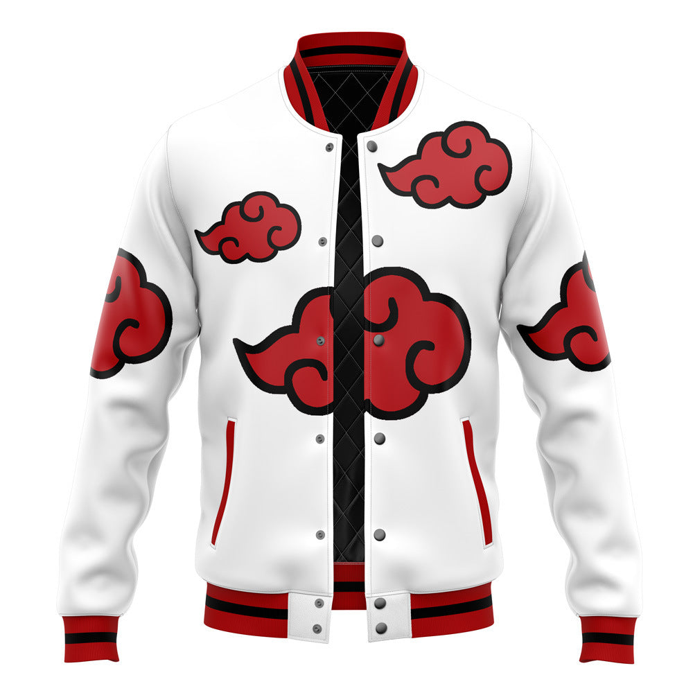 Trendy Anime 3D Printed Baseball Jacket