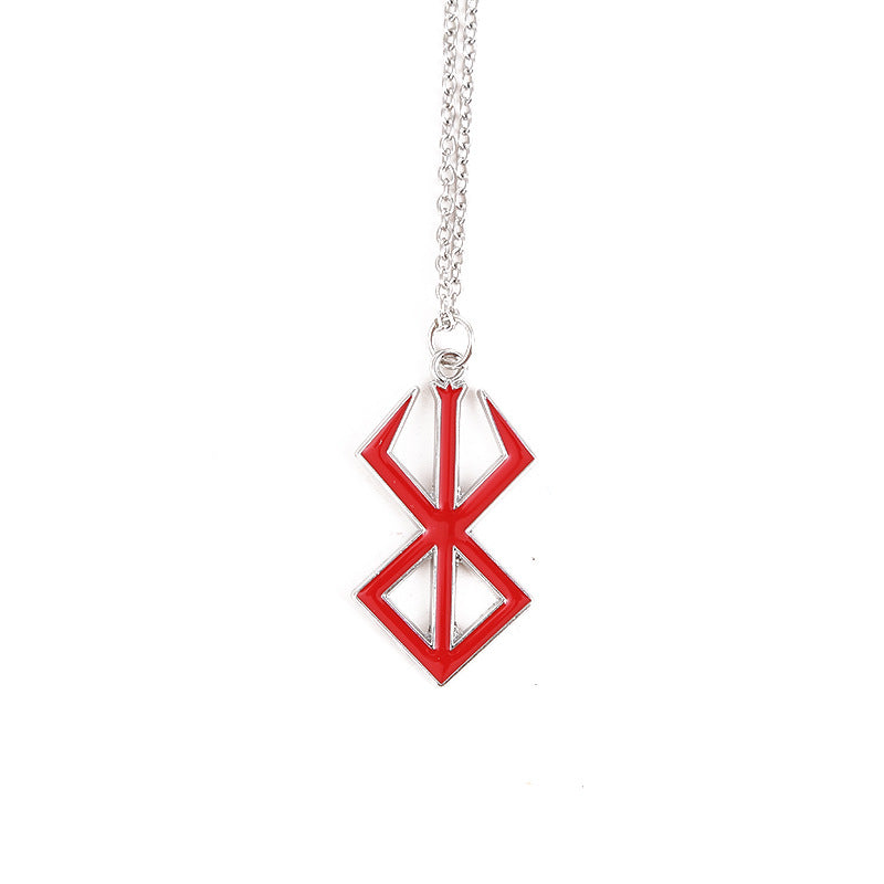 Trendy Anime Logo Necklace Keychain