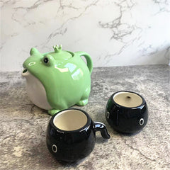 Cute Creative Frog Teapot Tea Set