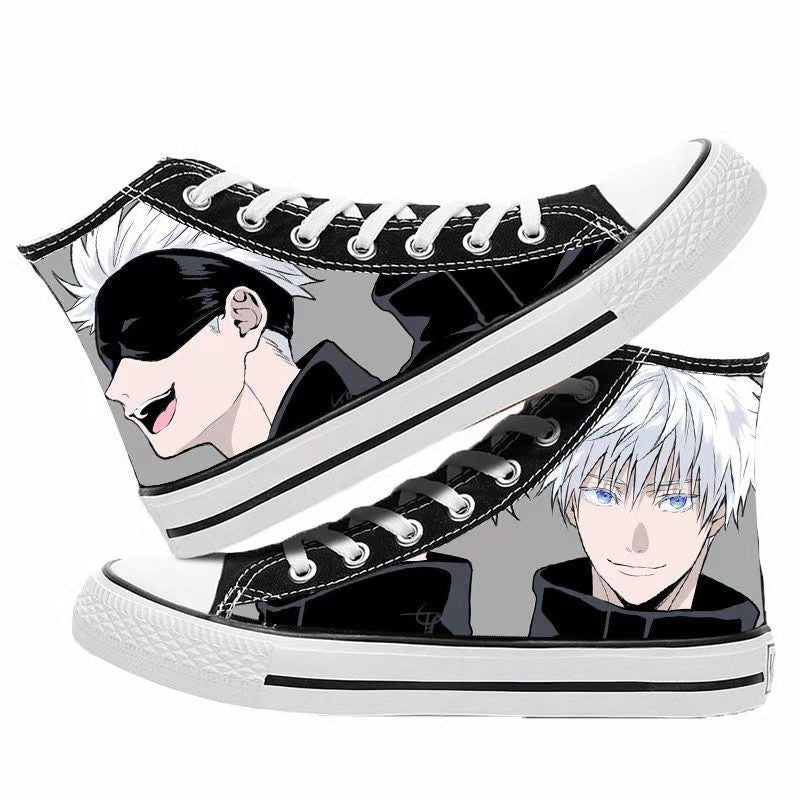 Unisex Casual Anime 3D Printed Canvas Shoes