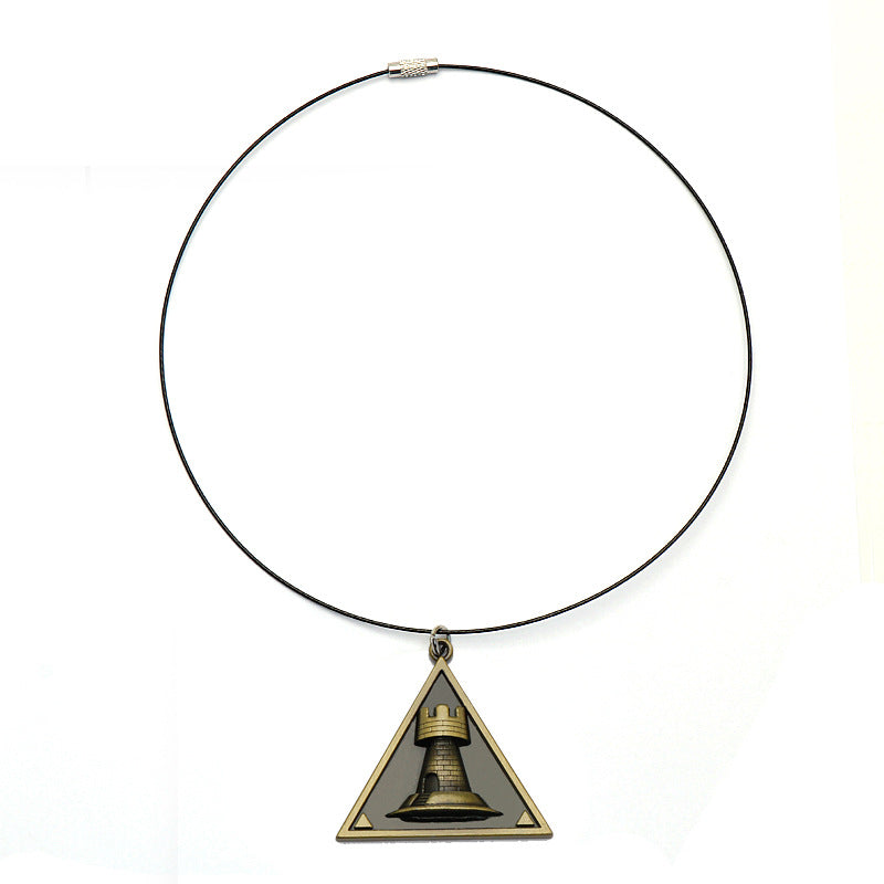 Game Logo Keychain Necklace