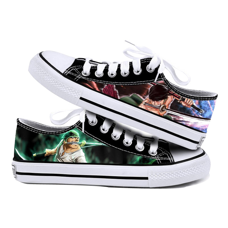 Trendy Low-top Anime Printed Board Shoes