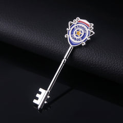 Retro Game Key Props Metal Pendant