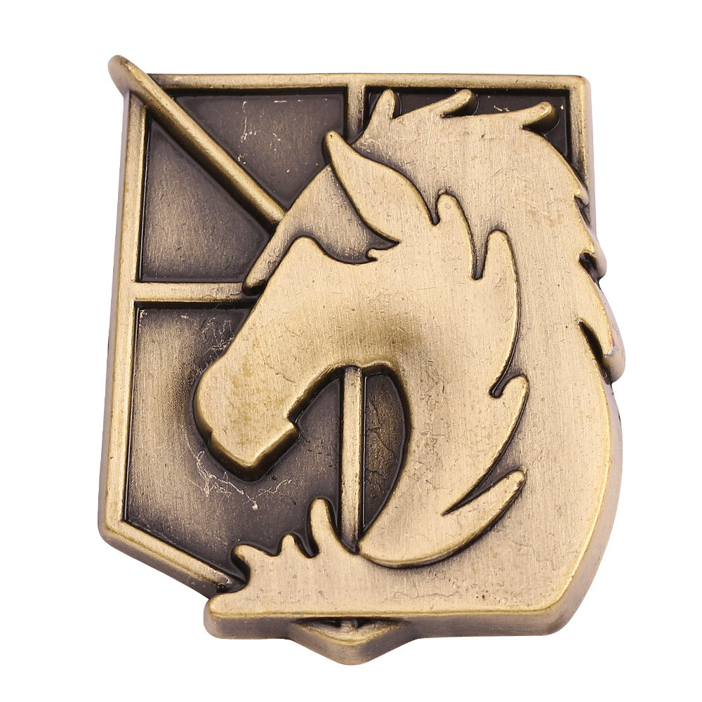 Anime Metal Brooch Badge