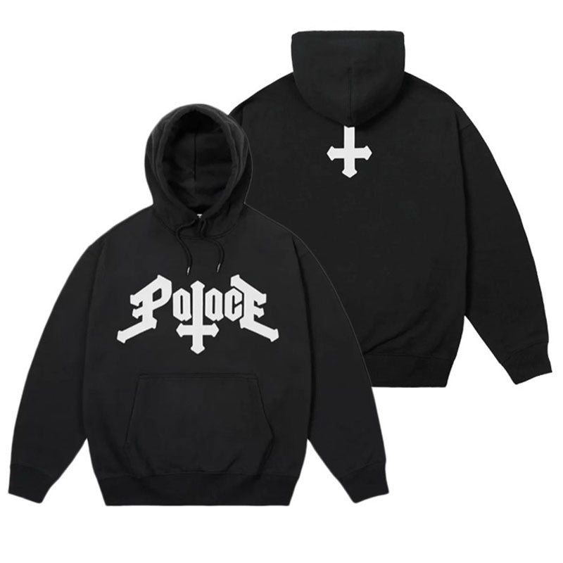 Men's and Women's Letter Printed Loose Cotton Hoodie