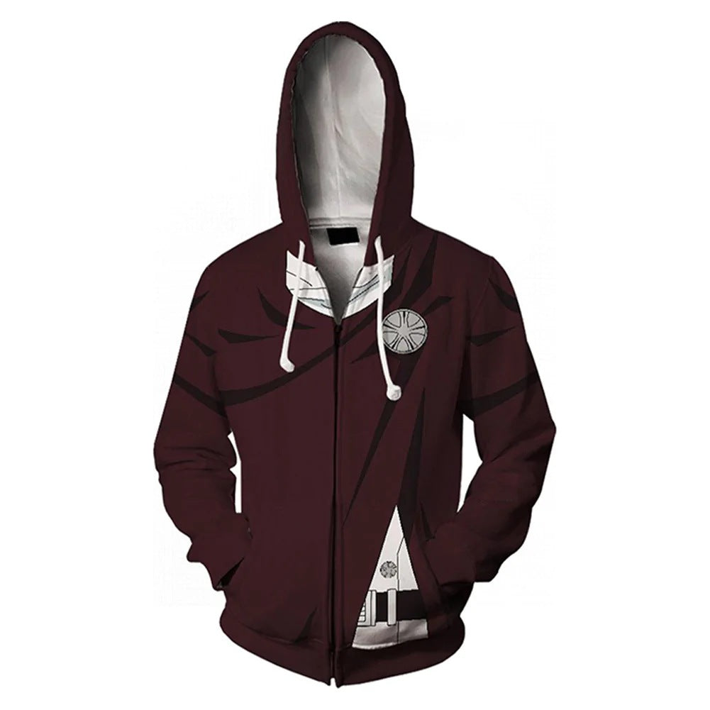 Unisex Anime Digital Print Cosplay Hoodie