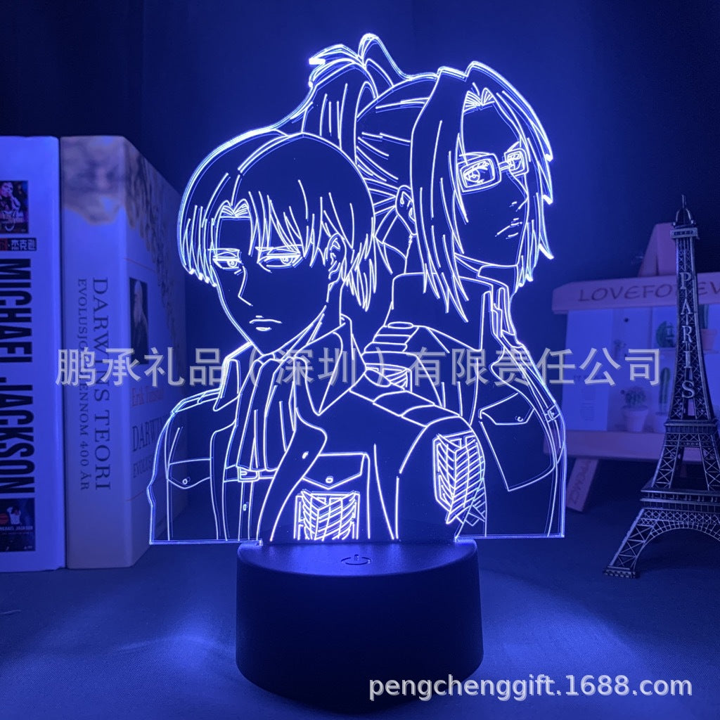 Colorful Anime Acrylic 3d Night Light