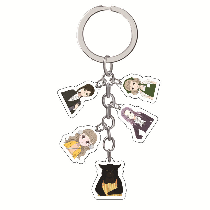 Trendy Anime Keychain Pendant