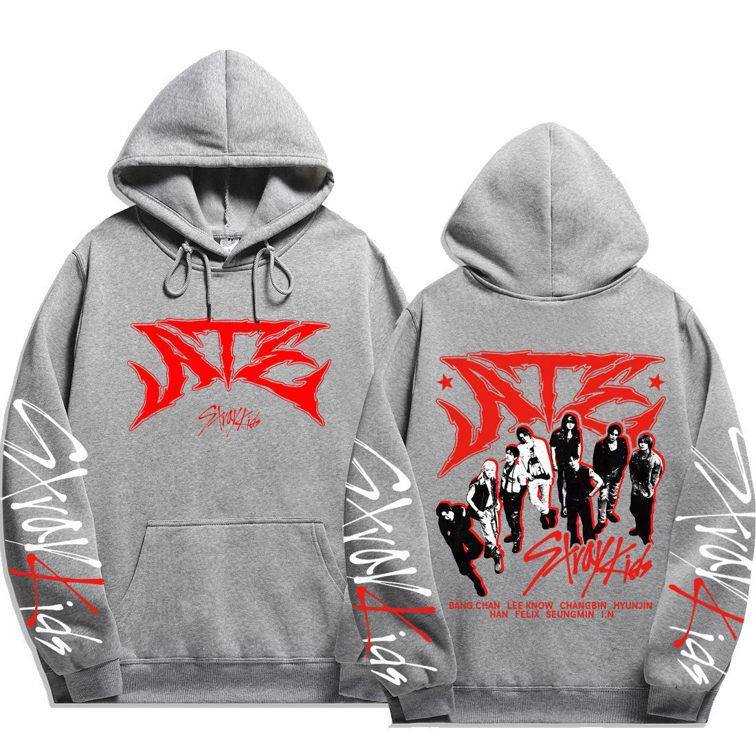 KPOP Atz Graphic Printed Loose Hoodie