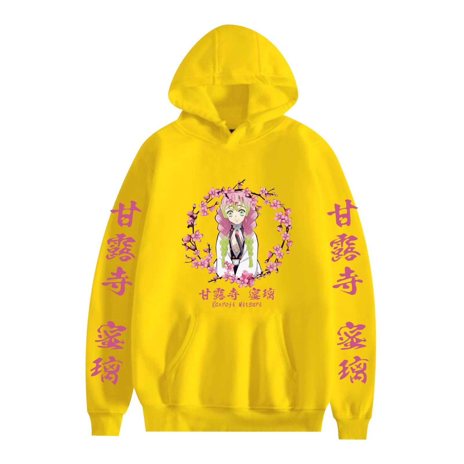 Casual Anime Figure Printed Loose Hoodie