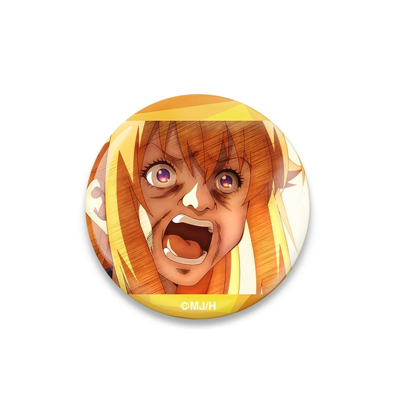 Funny Anime Emoji Badge