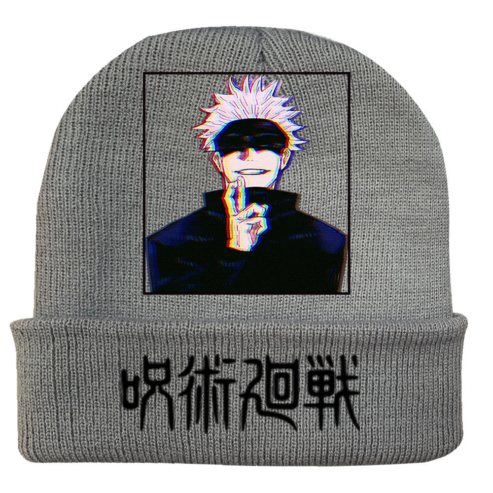 Casual Anime Gojo Warm Beanie