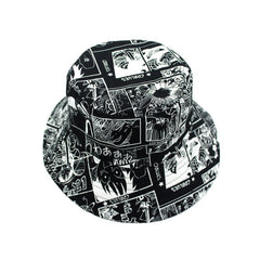 Trendy Anime Printed Bucket Hat