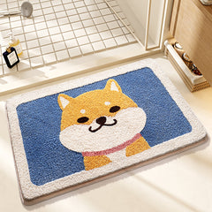 Cartoon Animal Bathroom Door Non-slip Mat