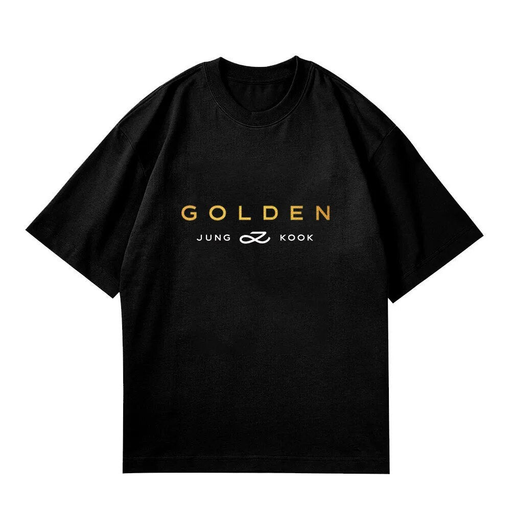 JUNGKOOK GOLDEN Printed T-shirt