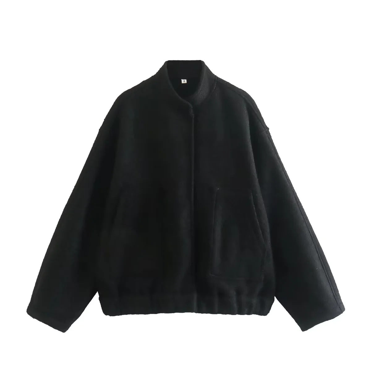 Y2K Style Stand-up Collar Loose Casual Jacket