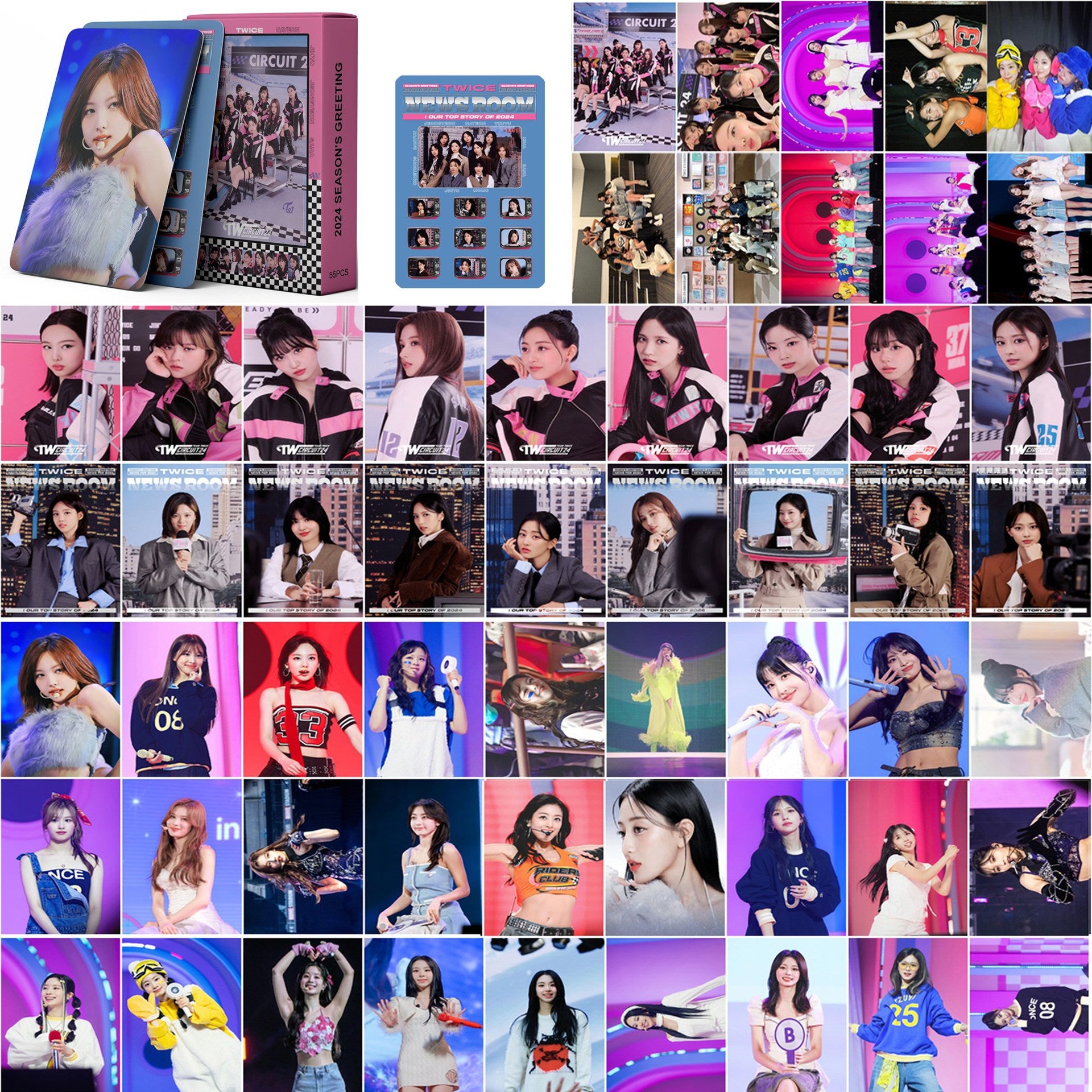 55 Kpop LOMO Cards