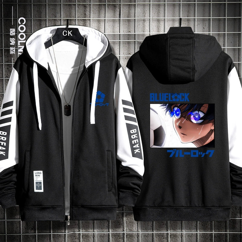 Unisex Anime Nagi Zipper Cardigan Hoodie