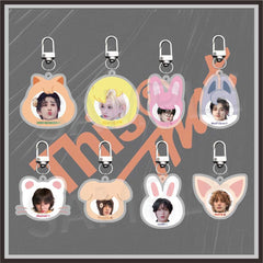 SKZ Acrylic Keyring Bag Charm