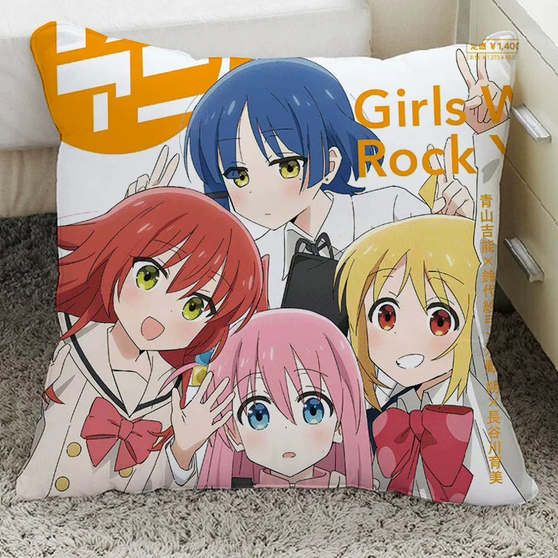 Bocchi Throw Pillow Gift