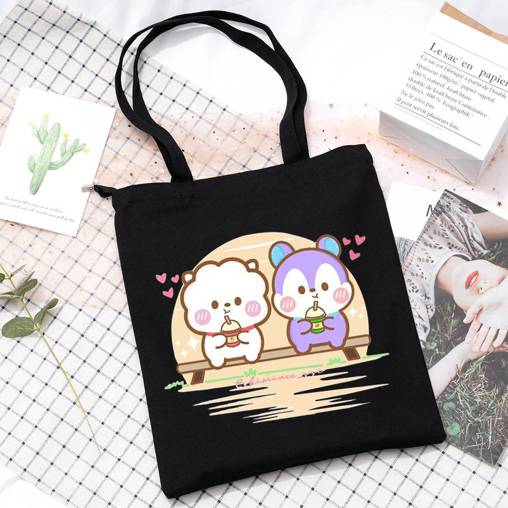 Cute Kpop Cartoon Shoulder Bag