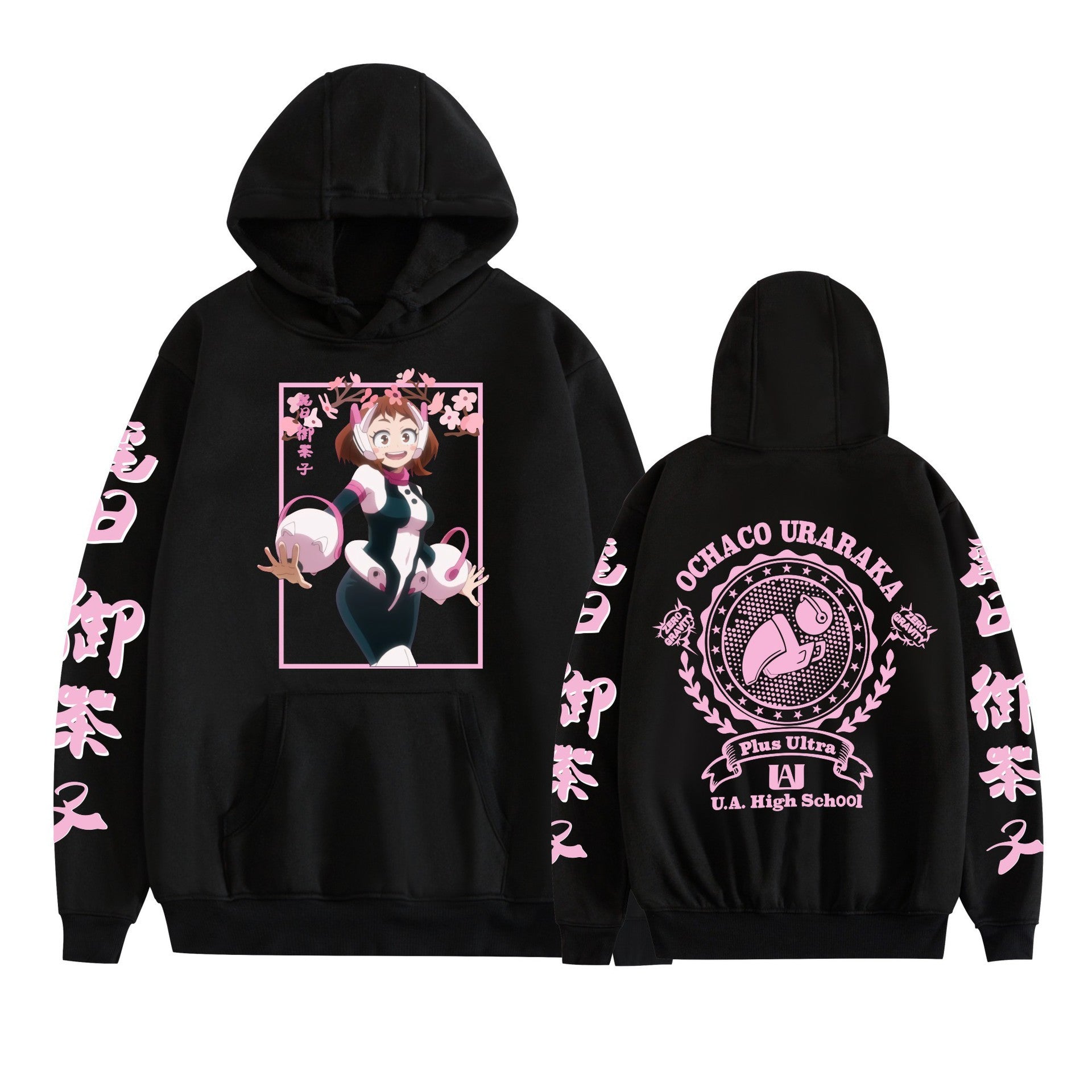 Unisex Anime OCHACO Printed Casual Hoodie