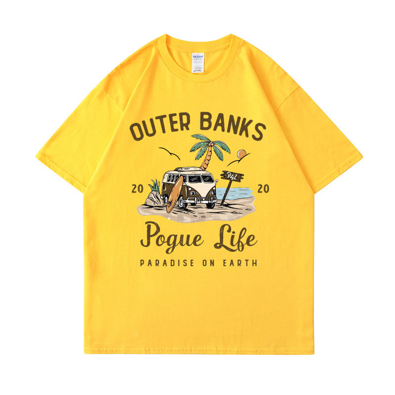 Women's TV Printed Short-sleeved T-shirt