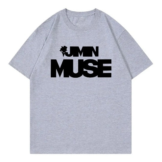 Unisex Kpop Jimin Muse Cotton T-shirt