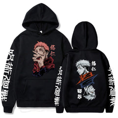 Trendy Anime Printed Loose Casual Hoodie