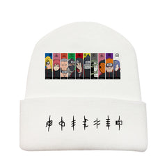 Versatile Anime Print Knitted Hat