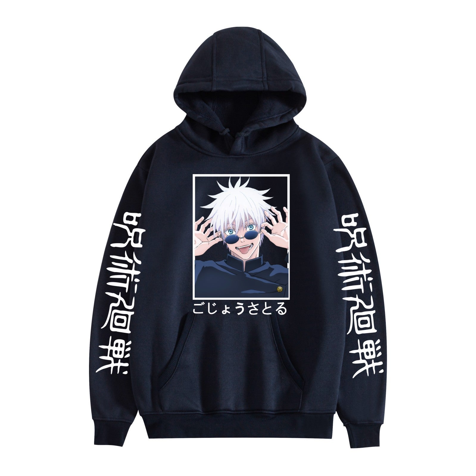 Unisex Anime Print Casual Loose Hoodie