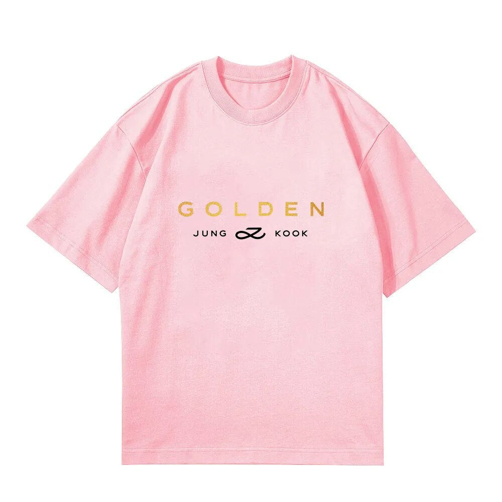 JUNGKOOK GOLDEN Printed T-shirt