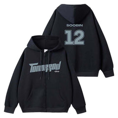 TXT ActTomorrow Letter Zipper Hoodie