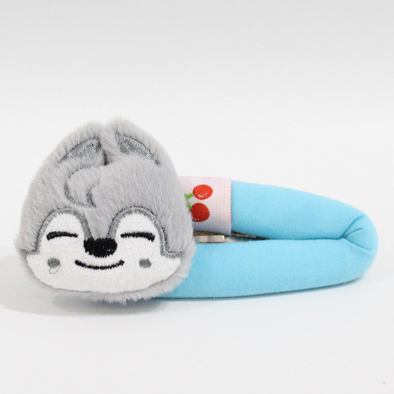 KPOP Cute Plush Hairpin Clip