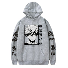 Unisex Anime Graphic Printed Loose Hoodie