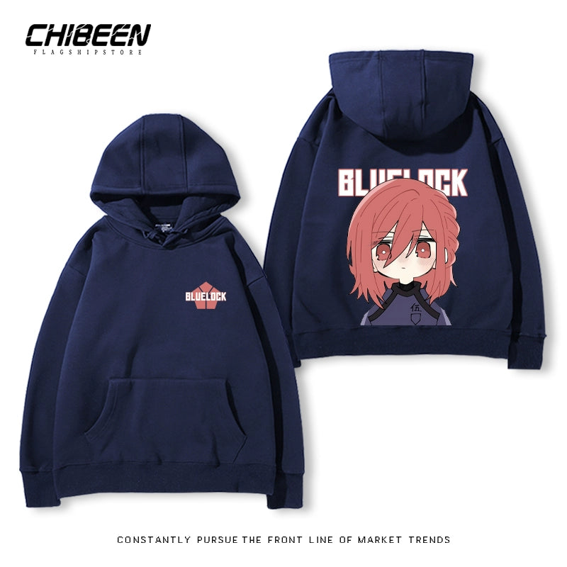 Men's and Women's Anime Printed Loose Hoodie