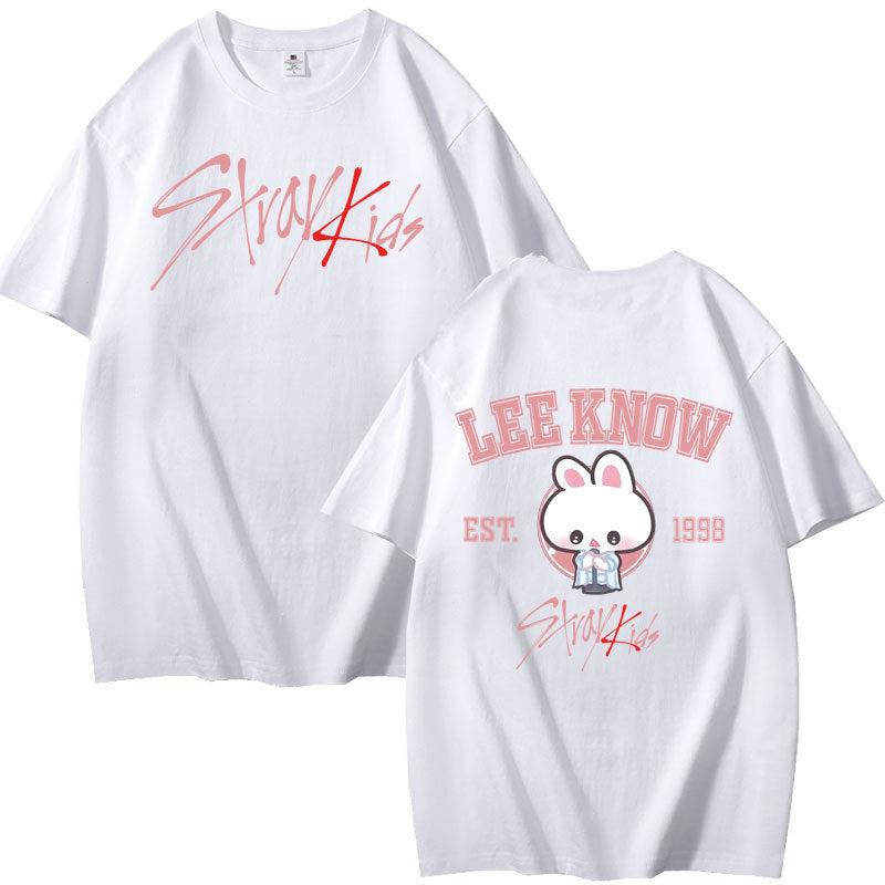 KPOP Print Summer Short-sleeved T-shirt