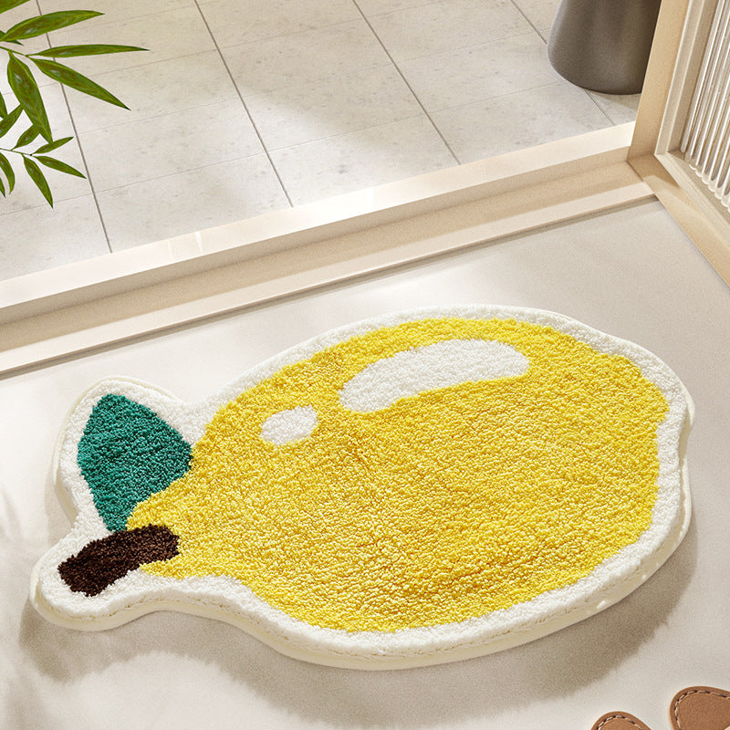 Fresh Fruit Bathroom Door Floor Mat