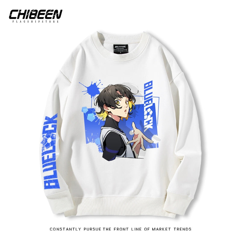 Cute Anime Graphic Crew Neck Sweatshirt