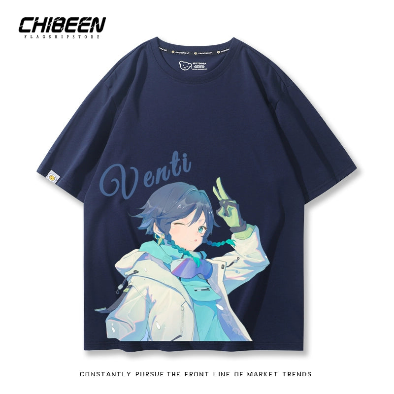 Game Venti Barbatos Short-sleeved T-shirt