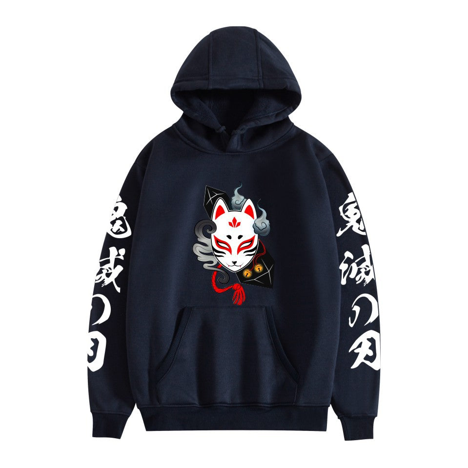 Unisex Anime Logo Casual Pullover Hoodie