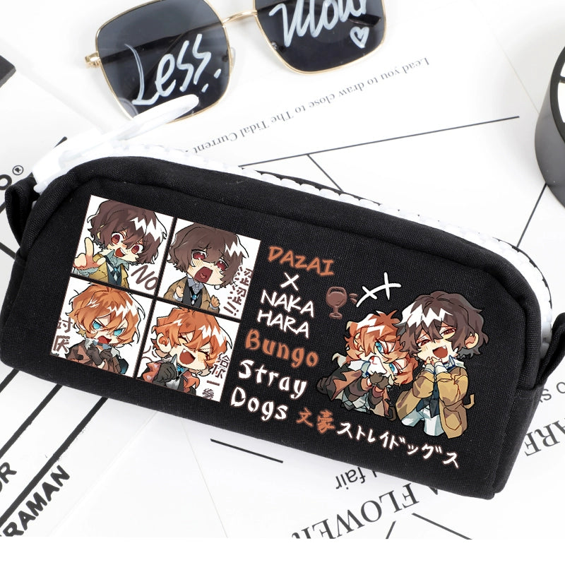 Anime Large Capacity Pencil Bag