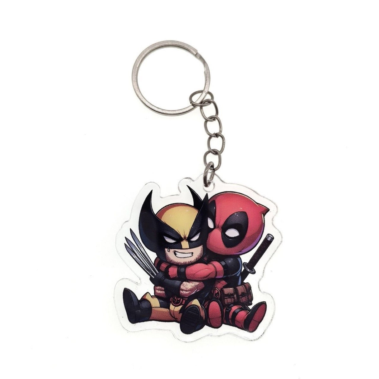 Deadpool and Wolverine Acrylic Keychain Pendant