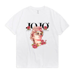 Unisex Jojo Statue Graphic Print Pullover T-shirt