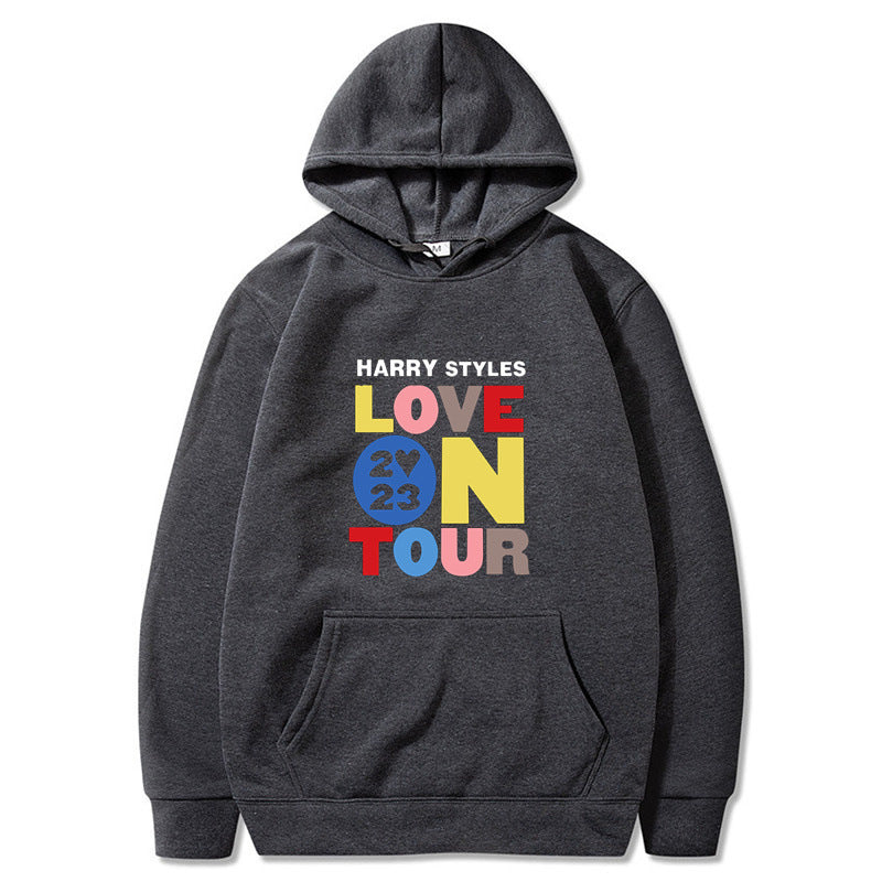 Unisex Love on Tour Casual Pullover Hoodie