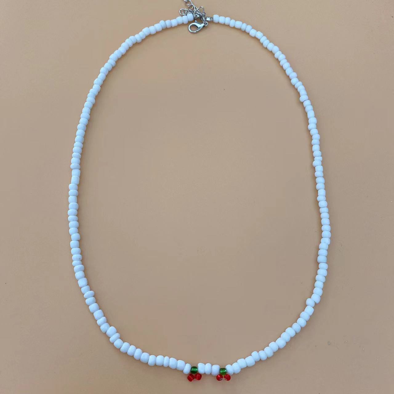 Versatile Cherry Beads Beaded Necklace