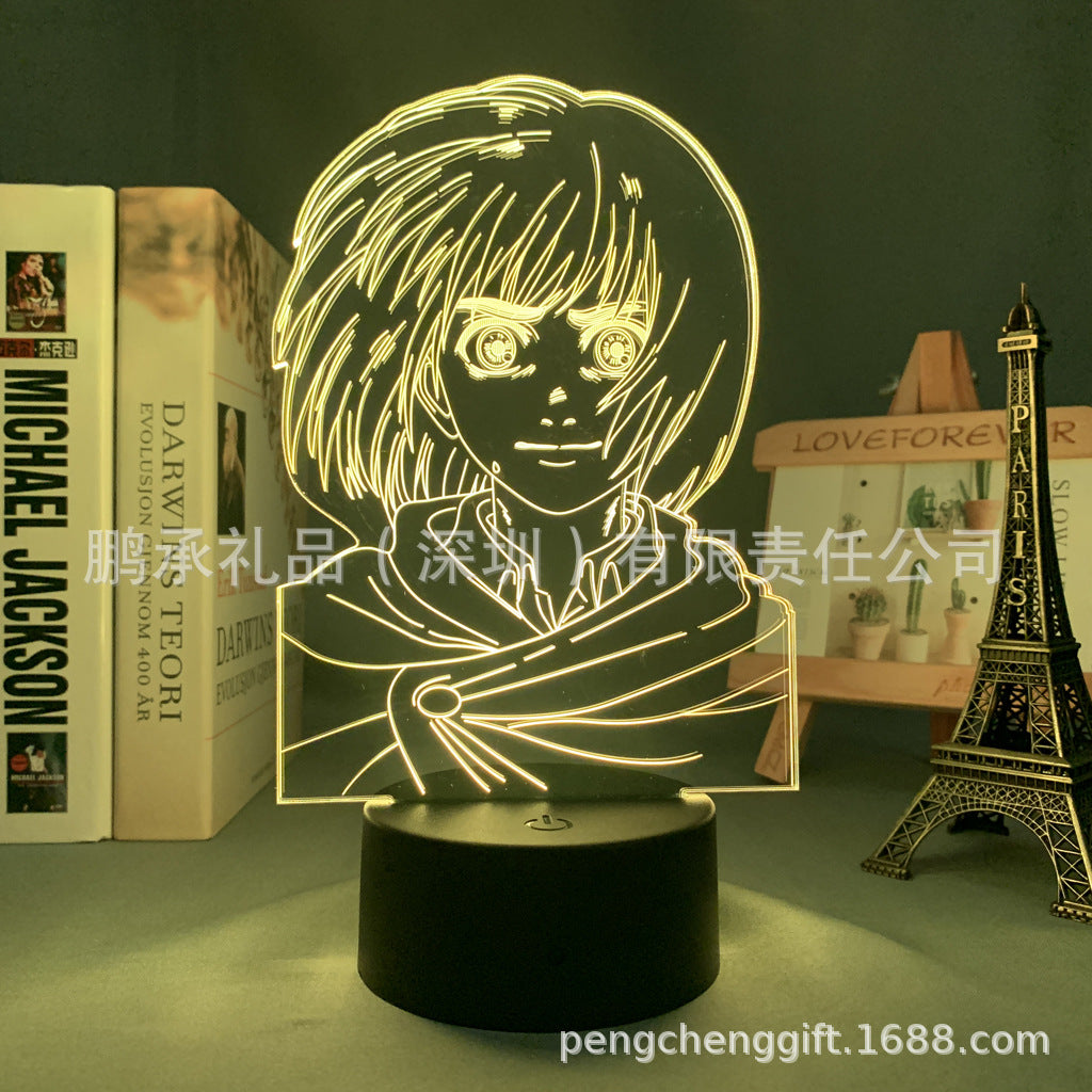 Colorful Anime Acrylic 3d Night Light